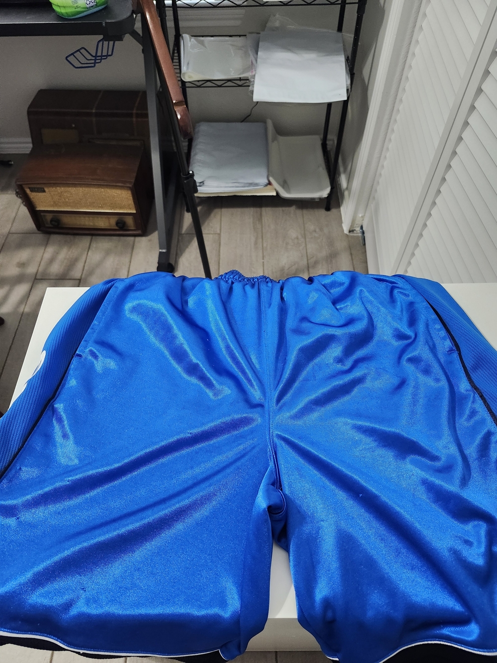 And1 Bright Blue Athletic Basketball Shorts